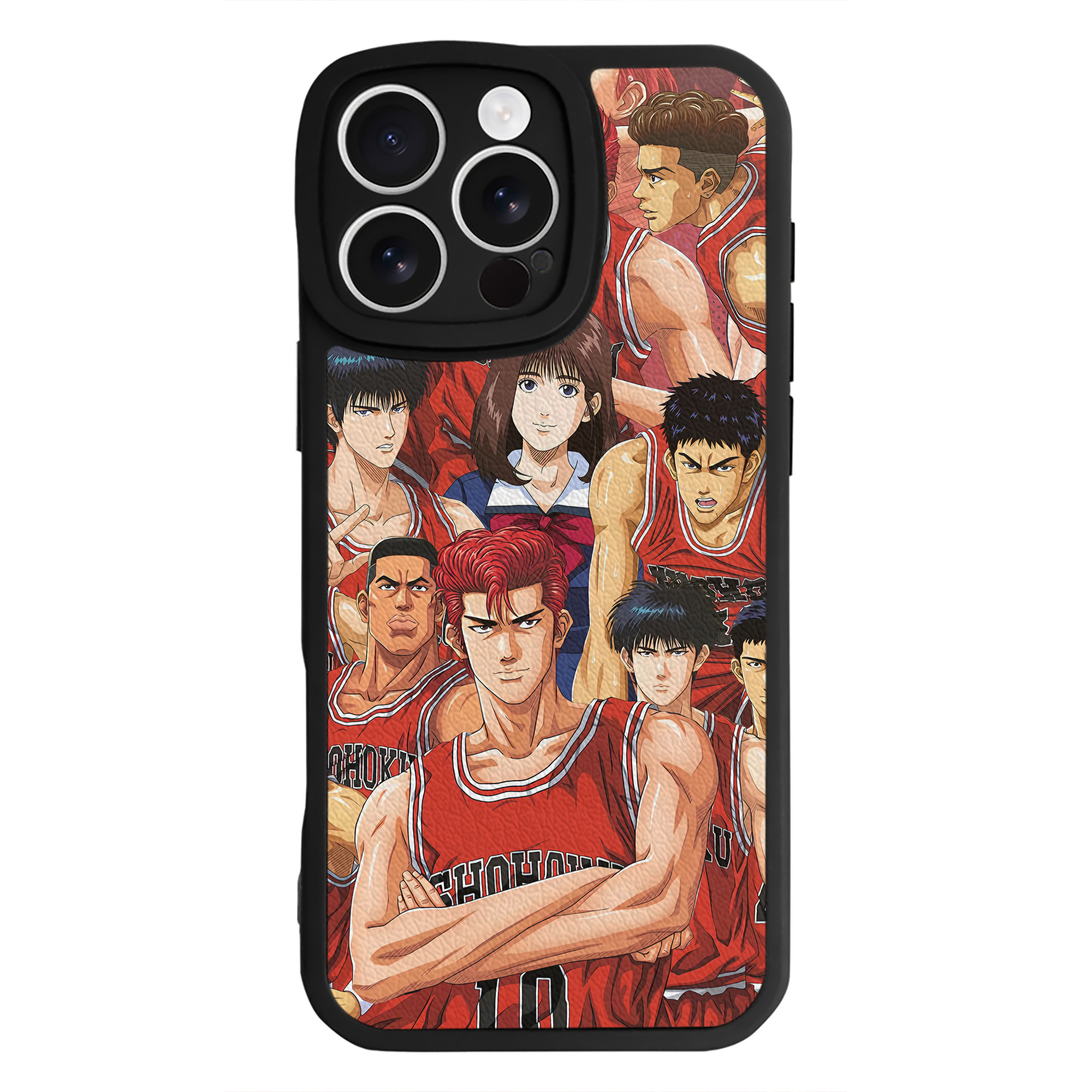 （画像用） SLAM DUNK／スラムダンク 【iPhone 16シリーズ対応】シリコンスマホケース（レザー調） 材質：シリコン